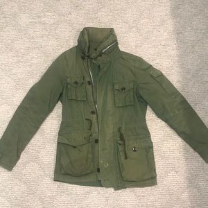 Jcrew mechanics field jacket coat green